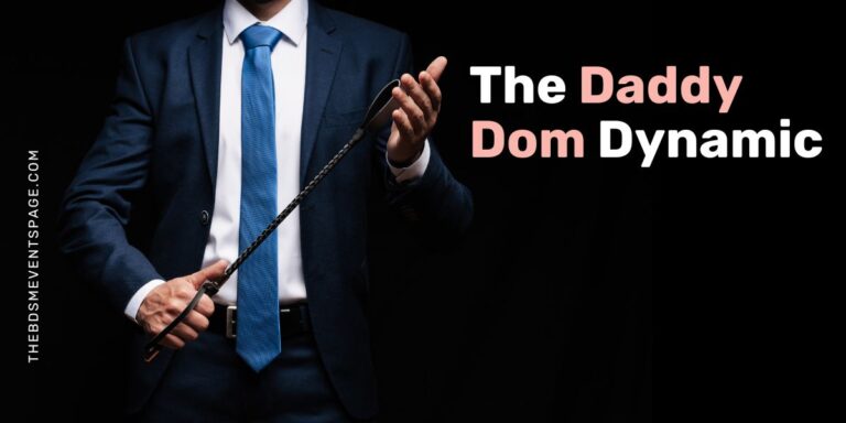 An authoritative man with a whip representing a Daddy Dom